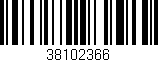 Código de barras (EAN, GTIN, SKU, ISBN): '38102366'