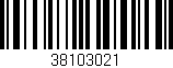 Código de barras (EAN, GTIN, SKU, ISBN): '38103021'