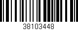 Código de barras (EAN, GTIN, SKU, ISBN): '38103448'