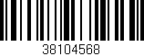 Código de barras (EAN, GTIN, SKU, ISBN): '38104568'
