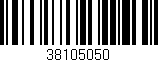 Código de barras (EAN, GTIN, SKU, ISBN): '38105050'