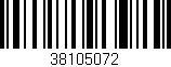 Código de barras (EAN, GTIN, SKU, ISBN): '38105072'