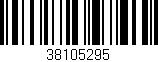 Código de barras (EAN, GTIN, SKU, ISBN): '38105295'