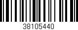 Código de barras (EAN, GTIN, SKU, ISBN): '38105440'