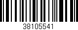 Código de barras (EAN, GTIN, SKU, ISBN): '38105541'