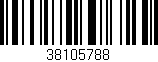 Código de barras (EAN, GTIN, SKU, ISBN): '38105788'