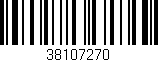 Código de barras (EAN, GTIN, SKU, ISBN): '38107270'