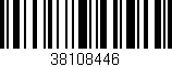 Código de barras (EAN, GTIN, SKU, ISBN): '38108446'