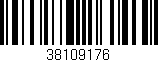 Código de barras (EAN, GTIN, SKU, ISBN): '38109176'