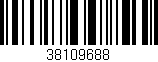 Código de barras (EAN, GTIN, SKU, ISBN): '38109688'