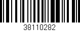 Código de barras (EAN, GTIN, SKU, ISBN): '38110282'