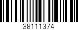Código de barras (EAN, GTIN, SKU, ISBN): '38111374'