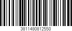 Código de barras (EAN, GTIN, SKU, ISBN): '3811480812550'