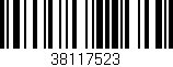 Código de barras (EAN, GTIN, SKU, ISBN): '38117523'