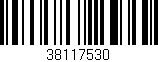 Código de barras (EAN, GTIN, SKU, ISBN): '38117530'
