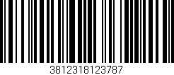 Código de barras (EAN, GTIN, SKU, ISBN): '3812318123787'