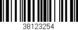 Código de barras (EAN, GTIN, SKU, ISBN): '38123254'