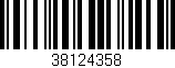 Código de barras (EAN, GTIN, SKU, ISBN): '38124358'