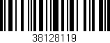 Código de barras (EAN, GTIN, SKU, ISBN): '38128119'