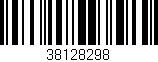 Código de barras (EAN, GTIN, SKU, ISBN): '38128298'