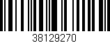 Código de barras (EAN, GTIN, SKU, ISBN): '38129270'