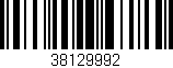 Código de barras (EAN, GTIN, SKU, ISBN): '38129992'