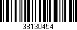 Código de barras (EAN, GTIN, SKU, ISBN): '38130454'