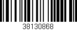 Código de barras (EAN, GTIN, SKU, ISBN): '38130868'
