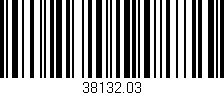 Código de barras (EAN, GTIN, SKU, ISBN): '38132.03'
