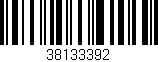 Código de barras (EAN, GTIN, SKU, ISBN): '38133392'