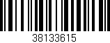 Código de barras (EAN, GTIN, SKU, ISBN): '38133615'