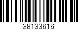 Código de barras (EAN, GTIN, SKU, ISBN): '38133616'