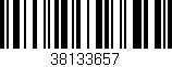 Código de barras (EAN, GTIN, SKU, ISBN): '38133657'