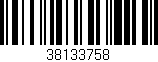 Código de barras (EAN, GTIN, SKU, ISBN): '38133758'