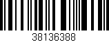 Código de barras (EAN, GTIN, SKU, ISBN): '38136388'