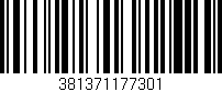 Código de barras (EAN, GTIN, SKU, ISBN): '381371177301'