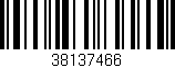 Código de barras (EAN, GTIN, SKU, ISBN): '38137466'