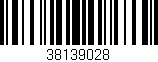 Código de barras (EAN, GTIN, SKU, ISBN): '38139028'