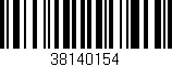 Código de barras (EAN, GTIN, SKU, ISBN): '38140154'
