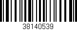 Código de barras (EAN, GTIN, SKU, ISBN): '38140539'