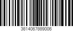 Código de barras (EAN, GTIN, SKU, ISBN): '3814067889006'