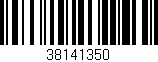 Código de barras (EAN, GTIN, SKU, ISBN): '38141350'