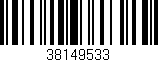Código de barras (EAN, GTIN, SKU, ISBN): '38149533'