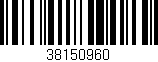 Código de barras (EAN, GTIN, SKU, ISBN): '38150960'