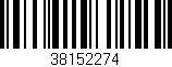 Código de barras (EAN, GTIN, SKU, ISBN): '38152274'