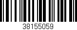 Código de barras (EAN, GTIN, SKU, ISBN): '38155059'