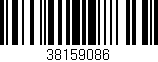 Código de barras (EAN, GTIN, SKU, ISBN): '38159086'