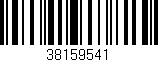 Código de barras (EAN, GTIN, SKU, ISBN): '38159541'