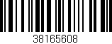Código de barras (EAN, GTIN, SKU, ISBN): '38165608'