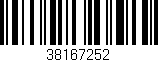 Código de barras (EAN, GTIN, SKU, ISBN): '38167252'
